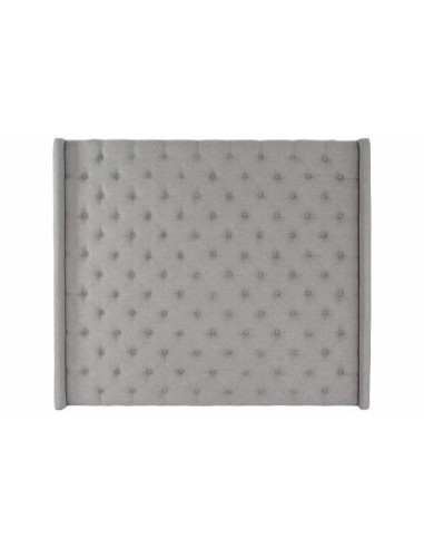 Cabecero Cama Poliester Mdf 194x20x170 Gris