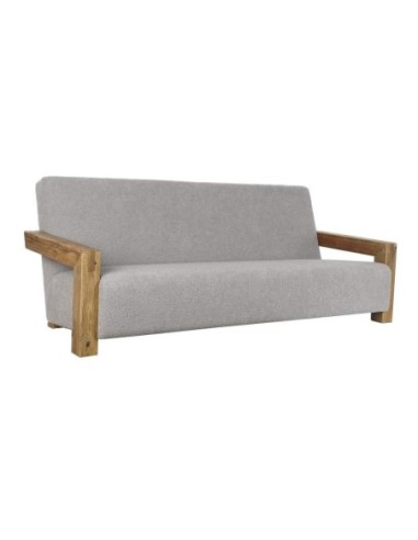 Sofa Madera Reciclada Poliester 221x94x83 Boucle