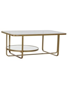 Mesa Centro Metal Cristal...