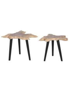 Mesita Auxiliar Set 2 Teca...