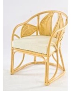 Silla Ratan 63x68x81 Hoja