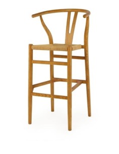 Taburete Olmo Fibra 43x42x106