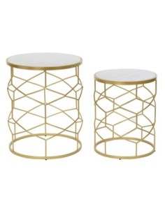 Mesita Auxiliar Set 2 Metal...