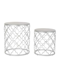 Mesita Auxiliar Set 2 Metal...