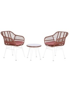 Silla Set 3 Ratan Sintetico...