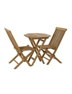 Mesa Set 3 Teca 60x60x75 2...