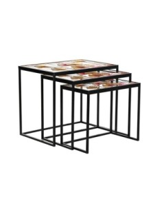 Mesita Auxiliar Set 3 Metal...