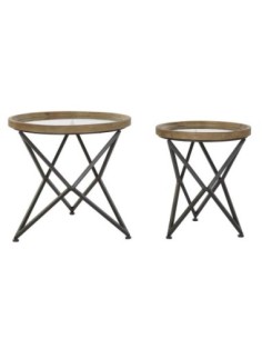 Mesa Centro Set 2 Metal...