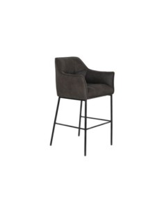 Taburete Microfibra Metal...