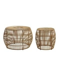 Mesa Centro Set 2 Bambu...