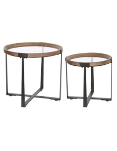 Mesita Auxiliar Set 2 Abeto...