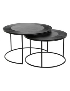 Mesita Auxiliar Set 2 Metal...