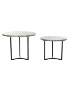 Mesita Auxiliar Set 2 Nacar...