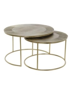 Mesita Auxiliar Set 2 Metal...