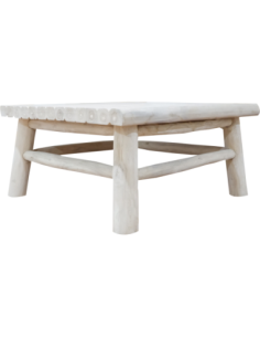 Mesa Centro Teca 80x80x40...