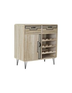 Botellero Paulownia Metal...