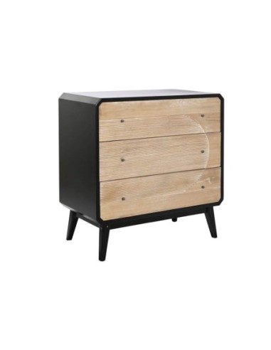 Comoda Madera 80x40x79,5 Negro