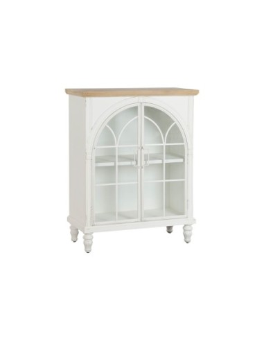 Vitrina Abeto Cristal 80x36x104 Blanco