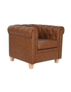 Sillon Poliester Madera...