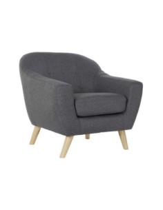 Sillon Poliester Rubberwood...