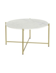 Mesa Centro Hierro Marmol...