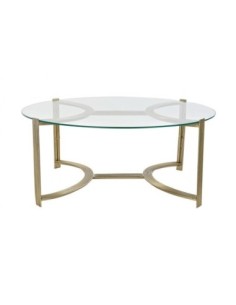 Mesa Centro Acero Cristal...