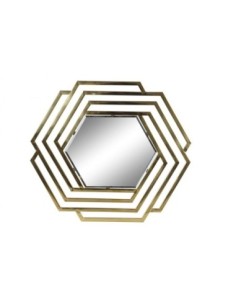 Espejo Inox 71x2x81 Dorado