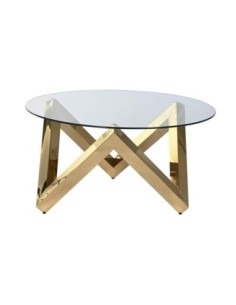 Mesa Centro Acero Cristal...