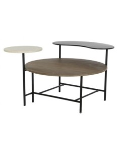 Mesa Centro Metal Mdf...