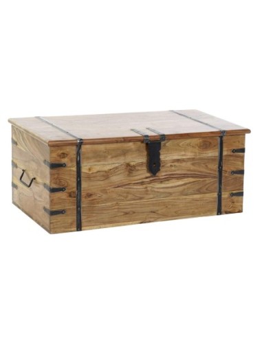 Baul Madera Maciza Acacia 100x45x40...