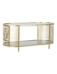 Mesa Centro Metal Cristal...