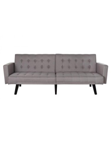 Sofa Cama Poliester Madera 190x75x75 Gris