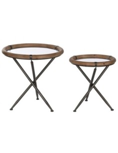 Mesita Auxiliar Set 2 Abeto...