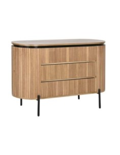 Comoda Paulownia Metal...