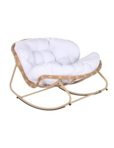 Mecedora Acero Ratan...