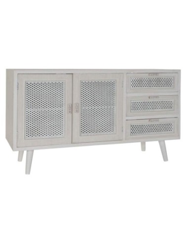 Buffet Madera Mdf 110x41x64 Blanco