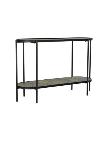 Consola Metal Mdf 120x41x80 Tropical Negro