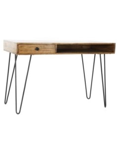 Escritorio Sheesham Metal...