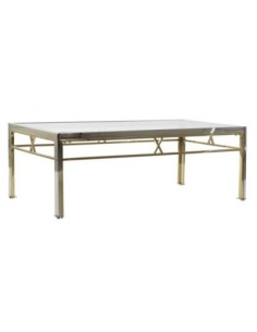 Mesa Centro Acero Cristal...