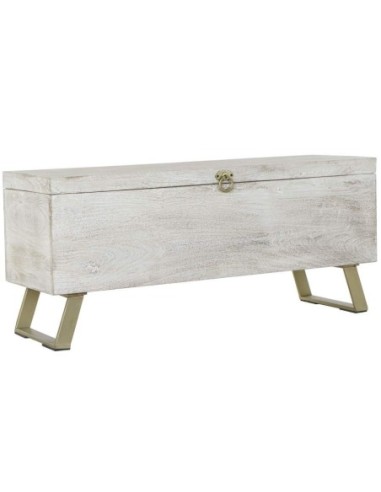 Baul Madera Metal 116x40x52 Decape...