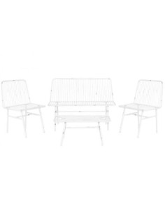 Sofa Set 4 Metal 115x53x83...