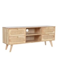 Mueble Tv Rubberwood Ratan...