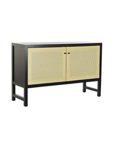 Buffet Abeto Ratan 120x38x76 Negro