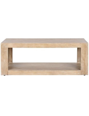 Mesa Centro Madera Maciza 120x58x45 22,80 Natural