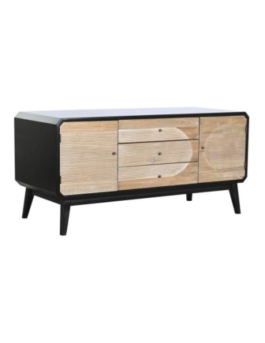 Mueble Tv Madera 120x50x58 Negro