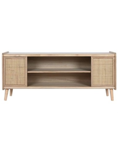 Mueble Tv Paulownia Ratan 120x35x54 13,00 Natural