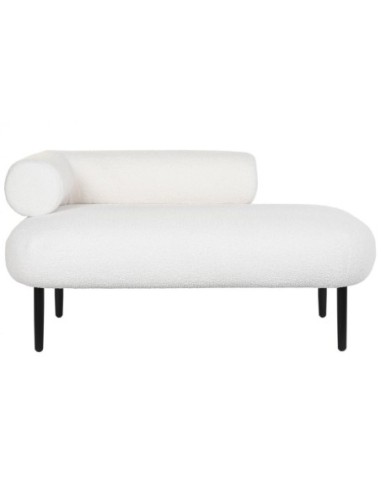 Sofa Poliester Metal 127,5x73,5x64 Blanco