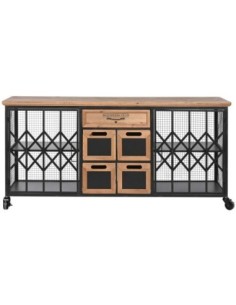 Cajonera Abeto Metal...