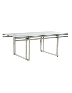 Mesa Centro Inox Cristal...