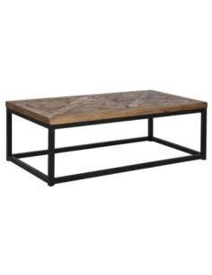 Mesa Centro Madera Metal...